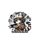 Cat in FPS Action: Anime Stickers（個別スタンプ：27）