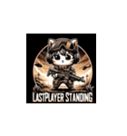 Cat in FPS Action: Anime Stickers（個別スタンプ：37）