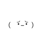 顔文字のなかま( ੭˙꒳ ˙)੭（個別スタンプ：15）