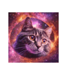 飛び出す 宇宙猫 space cat（個別スタンプ：3）