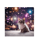 飛び出す 宇宙猫 space cat（個別スタンプ：10）