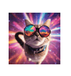 飛び出す 宇宙猫 space cat（個別スタンプ：13）