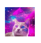 飛び出す 宇宙猫 space cat（個別スタンプ：17）