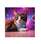 飛び出す 宇宙猫 space cat（個別スタンプ：20）