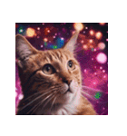 飛び出す 宇宙猫 space cat（個別スタンプ：22）