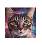 飛び出す 宇宙猫 space cat（個別スタンプ：24）