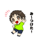 日常に使える女の子と男の子(お試し（個別スタンプ：6）