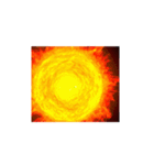 光と力、生命を育む太陽の輝き。夢と希望（個別スタンプ：17）