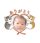 かわいい赤ちゃんのお顔（個別スタンプ：6）