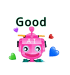 Pink AI robot（個別スタンプ：1）