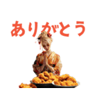唐あげ美ちゃん（個別スタンプ：3）