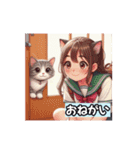 猫耳ギャル女子高生（個別スタンプ：26）