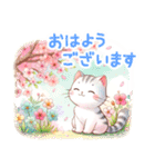 猫のつめあわせ⑤【春】（個別スタンプ：2）