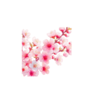 桜アートスタンプ（個別スタンプ：3）