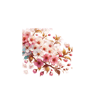 桜アートスタンプ（個別スタンプ：7）