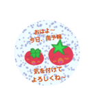 ちびとまとの色々おはようスタンプ（個別スタンプ：5）