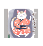 日本風猫（個別スタンプ：14）