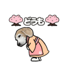 ビーグル犬ポップアップ(春)（個別スタンプ：9）