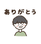 くれよんで描いてみた（挨拶）（個別スタンプ：5）