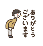 くれよんで描いてみた（挨拶）（個別スタンプ：8）