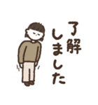 くれよんで描いてみた（あいさつ）（個別スタンプ：4）