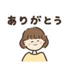 くれよんで描いてみた（あいさつ）（個別スタンプ：5）