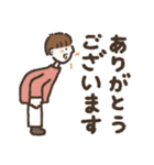 くれよんで描いてみた（あいさつ）（個別スタンプ：8）