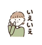 くれよんで描いてみた（あいさつ）（個別スタンプ：10）