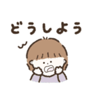 くれよんで描いてみた（あいさつ）（個別スタンプ：30）