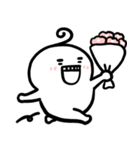 いつも笑っているお餅さん 1（個別スタンプ：1）