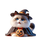 3D Art Cat Friends Ragdoll Simple（個別スタンプ：39）