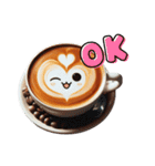 Latte Art Stamps（個別スタンプ：21）