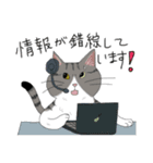 猫かぶり！ていねいな猫チャンたち（個別スタンプ：36）