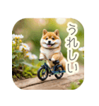 サイクリング柴犬の日常（個別スタンプ：19）