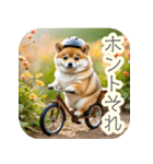 サイクリング柴犬の日常（個別スタンプ：29）