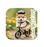 サイクリング柴犬の日常（個別スタンプ：33）