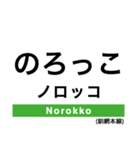 釧網本線の駅名スタンプ（個別スタンプ：32）