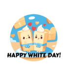 HAPPY WHITE DAY！ (定番言葉)（個別スタンプ：16）