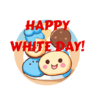 HAPPY WHITE DAY！ (定番言葉)（個別スタンプ：18）