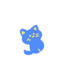 Simple Kitty シンプル猫 cat（個別スタンプ：3）