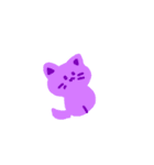Simple Kitty シンプル猫 cat（個別スタンプ：5）