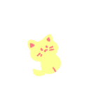 Simple Kitty シンプル猫 cat（個別スタンプ：7）