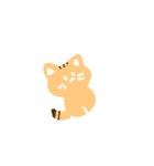 Simple Kitty シンプル猫 cat（個別スタンプ：9）