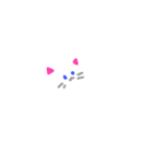 Simple Kitty シンプル猫 cat（個別スタンプ：11）