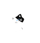 Simple Kitty シンプル猫 cat（個別スタンプ：15）