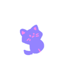 Simple Kitty シンプル猫 cat（個別スタンプ：16）