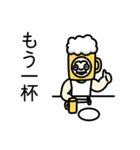 酔っ払いのビールマン（個別スタンプ：25）