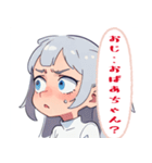 焦っている女の子（個別スタンプ：8）