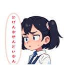 焦っている女の子（個別スタンプ：9）