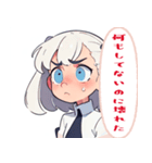 焦っている女の子（個別スタンプ：10）